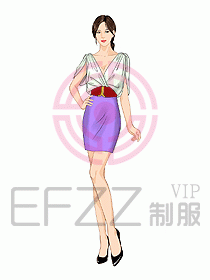 夜總會ktv包房公主制服設計圖538