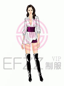 夜總會ktv包房公主制服設計圖543