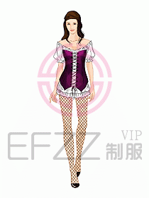 夜總會ktv包房公主制服設(shè)計圖544