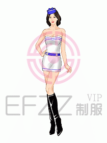 夜總會ktv包房公主制服設計圖560