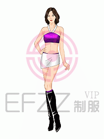 夜總會ktv包房公主制服設計圖565