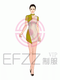 夜總會ktv包房公主制服設計圖590