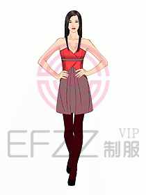 夜總會(huì)ktv包房公主制服設(shè)計(jì)圖587