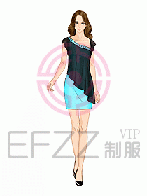 夜場ktv包房公主服設計616