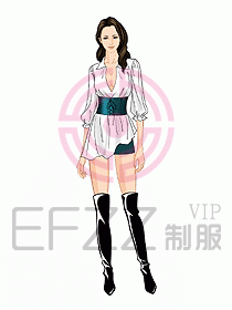 夜場ktv包房公主服設計636