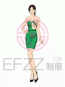 夜場ktv包房公主服設計644