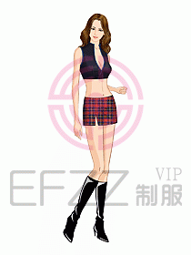 夜場ktv包房公主服設計654