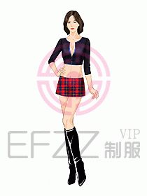 夜場ktv包房公主服設計653