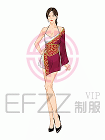 夜場ktv包房公主服設計649