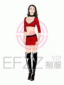 夜場ktv包房公主服設計658