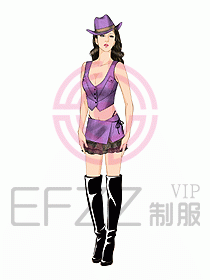 夜場ktv包房公主服設計673