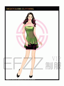 夜場ktv包房公主服設計679