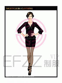 夜場(chǎng)ktv包房公主服設(shè)計(jì)685