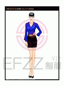 夜場ktv包房公主服設(shè)計(jì)684