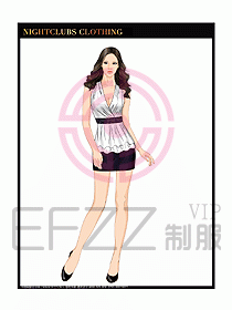 夜場ktv包房公主服設計687