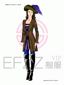 夜總會迎賓咨客制服設計圖234