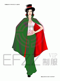 夜總會(huì)迎賓咨客制服設(shè)計(jì)圖253