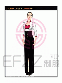 夜總會迎賓咨客制服設計圖267