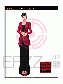 桑拿水療咨客迎賓制服設(shè)計(jì)292