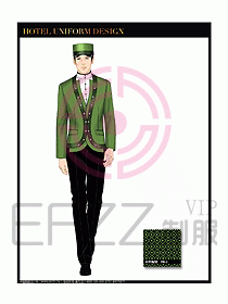 酒店門童保安制服設計圖812