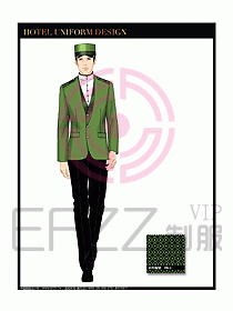 酒店門童保安制服設計圖814