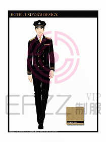 酒店門童保安制服設(shè)計(jì)圖824