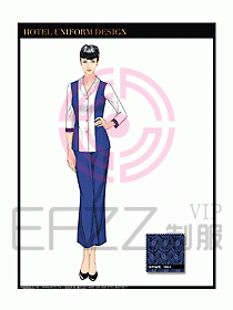 桑拿spa按摩技師制服設(shè)計(jì)813