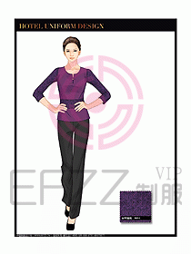 桑拿spa按摩技師制服設(shè)計814