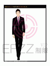 桑拿水療會所前臺服務員制服184