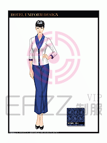 SPA水療會所服務員制服設計圖323