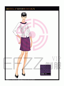 SPA水療會所服務員制服設計圖324
