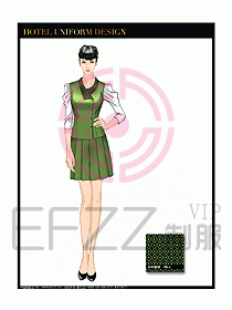 SPA水療會所服務員制服設計圖326
