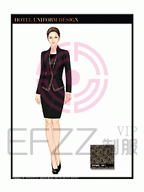 酒店大堂經理服務制服設計623