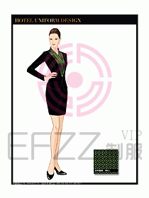 酒店大堂經理服務制服設計626