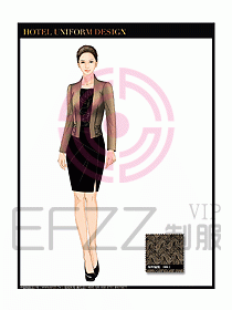 酒店大堂經理服務制服設計635