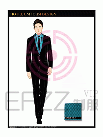 酒店大堂經理服務制服設計633