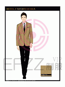酒店大堂經理服務制服設計642