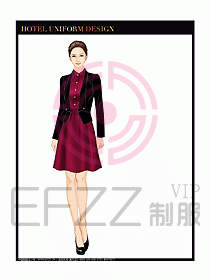 酒店大堂經(jīng)理服務(wù)制服設(shè)計(jì)646