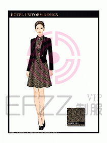 酒店大堂經理服務制服設計647