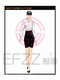 夜總會(huì)KTV服務(wù)員制服設(shè)計(jì)圖497