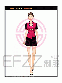 夜總會KTV服務員制服設計圖506