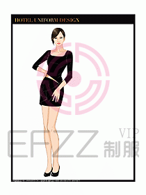 夜總會DJ包房公主服設(shè)計(jì)圖698