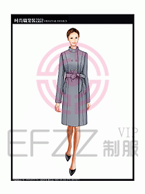 女職業裝OL大衣設計圖140