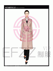 女職業裝OL大衣設計圖137