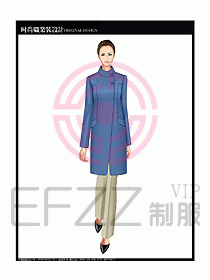 女職業(yè)裝OL大衣設(shè)計(jì)圖149