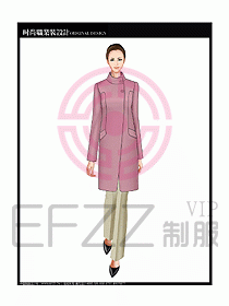 女職業裝OL大衣設計圖150