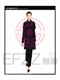 女職業裝OL大衣設計圖154