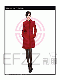 女職業(yè)裝OL大衣設(shè)計(jì)圖157