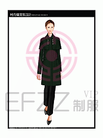 女職業裝OL大衣設計圖153