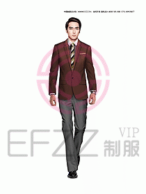 男職業裝西服設計圖308